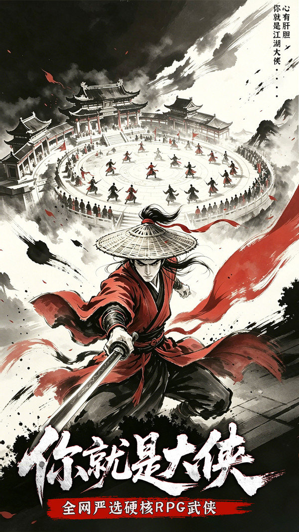侠者风华录-水墨风放置武侠手游截图