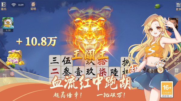字牌截图