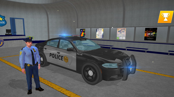警车巡逻驾驶截图