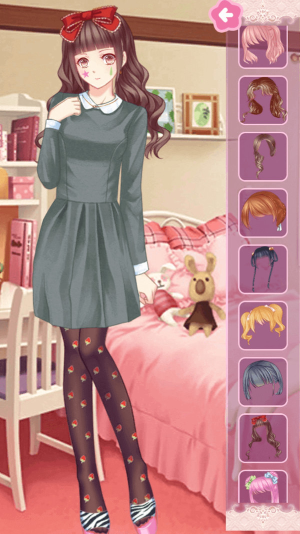 动漫女孩换装截图