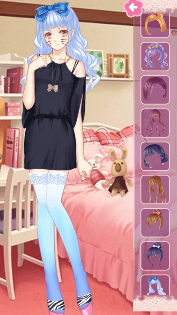 动漫女孩换装截图