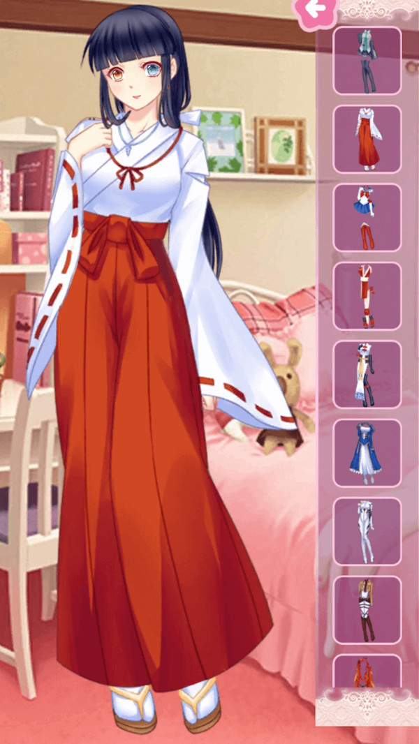 动漫女孩换装截图