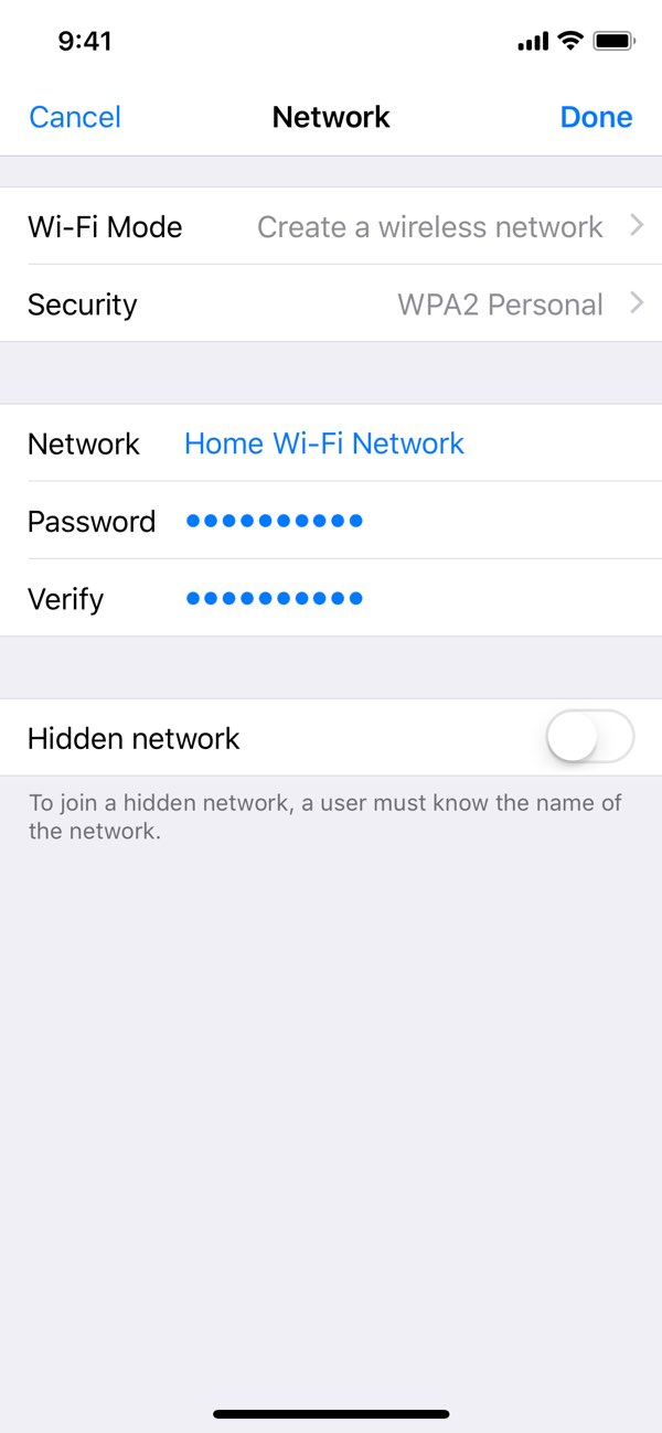 AirPort 实用工具截图