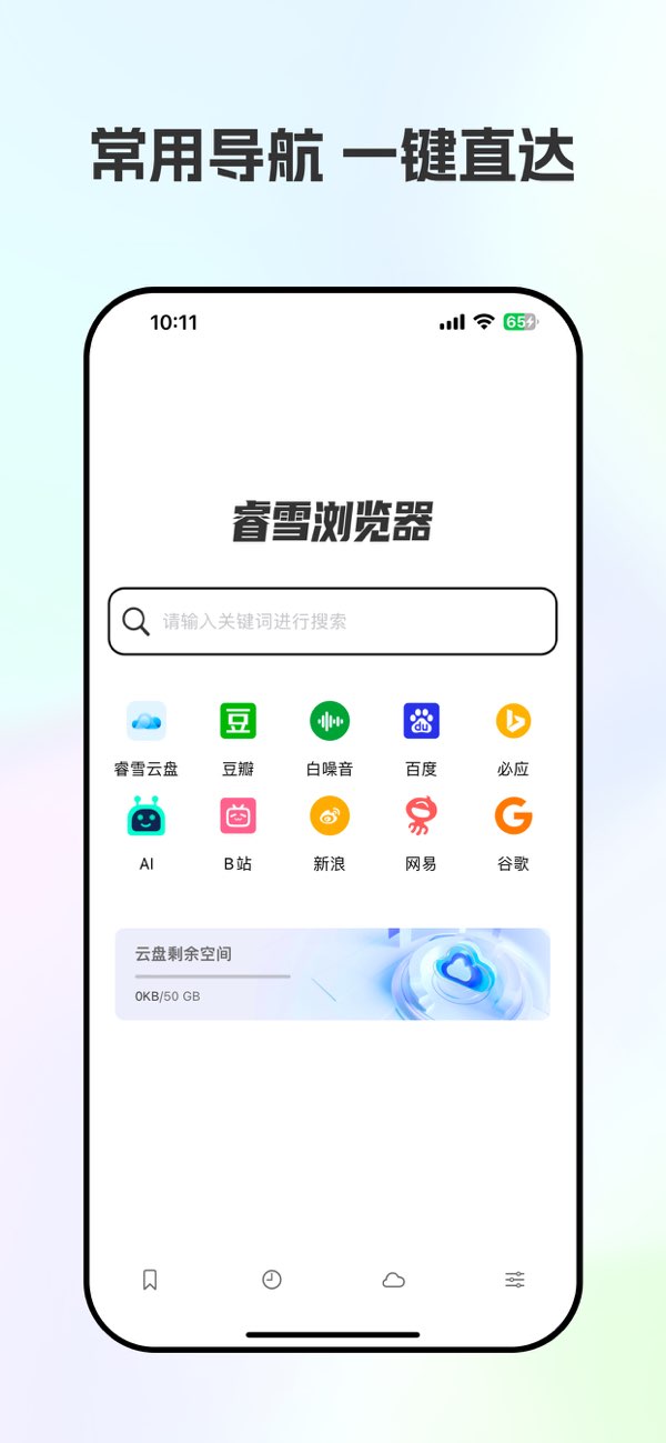 睿雪浏览器截图