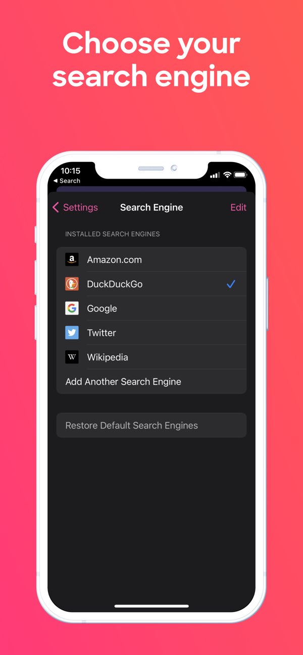 Firefox Focus截图