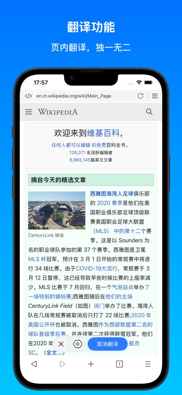 Focus浏览器截图