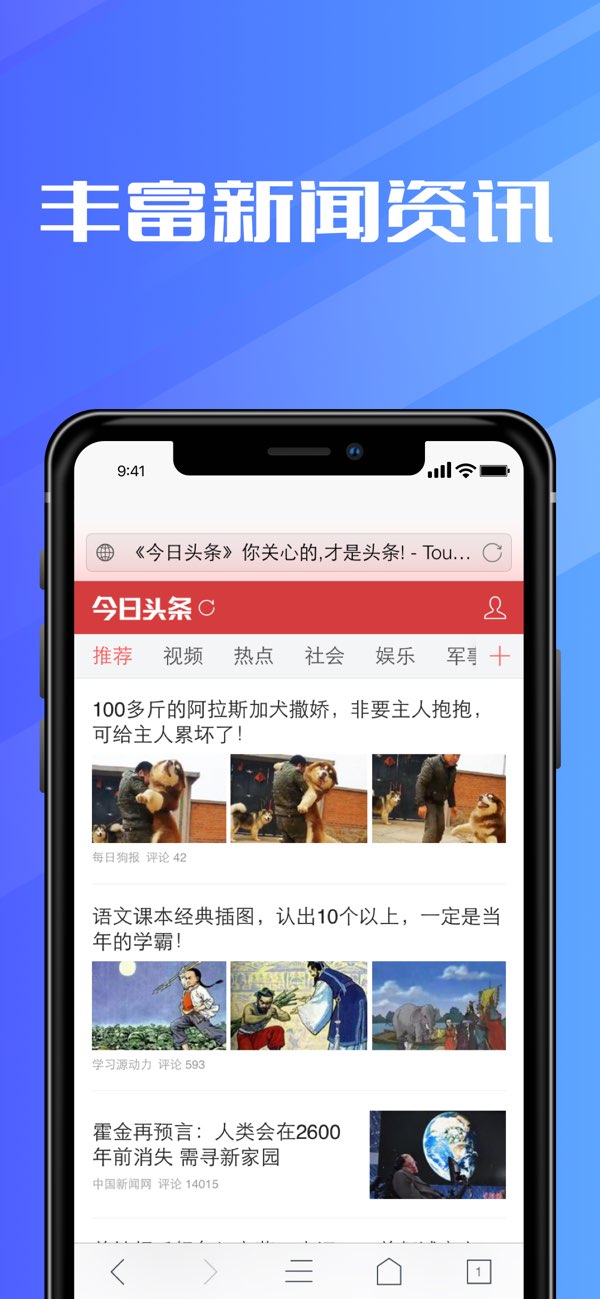 安全浏览器截图