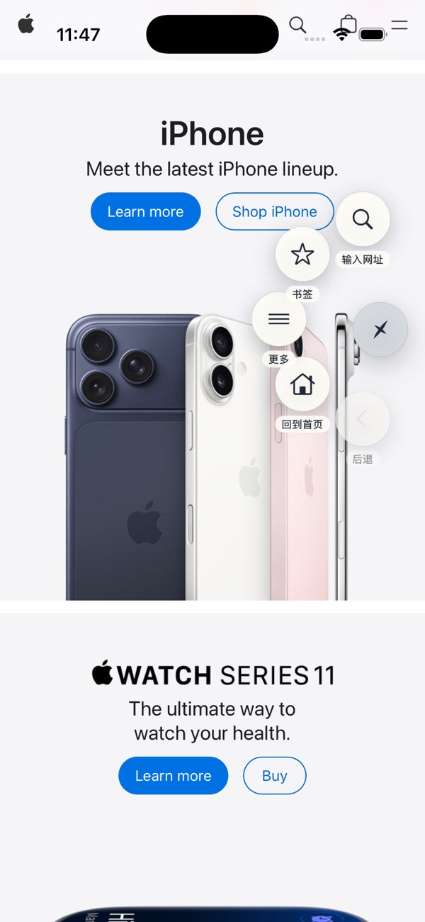 一屏浏览器截图