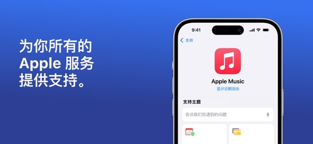 Apple 支持截图