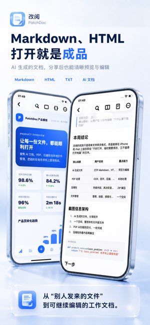 改阅截图