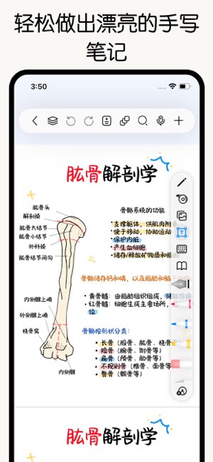 自由笔记截图