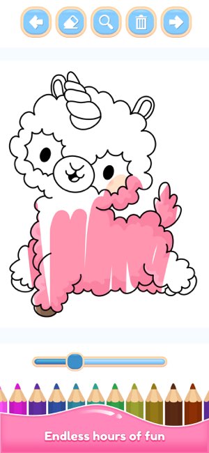獨角獸和飛馬著色截图