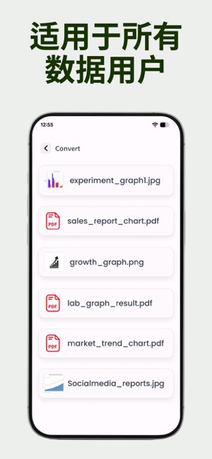 图表转 Excel 转换器截图