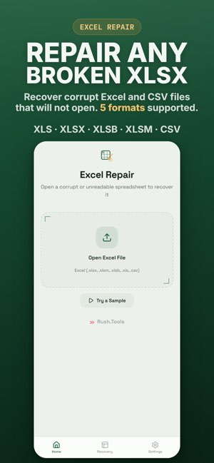 XLSX Repair截图