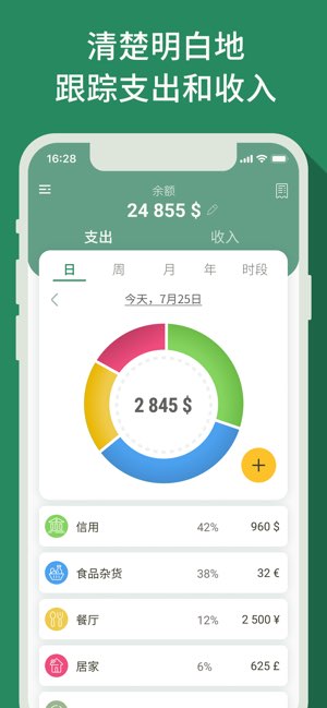 记账, 花费跟踪截图