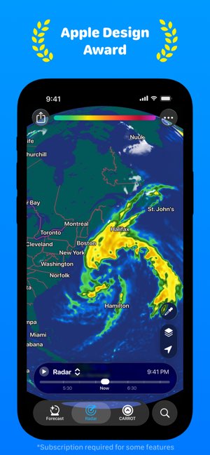 CARROT Weather截图