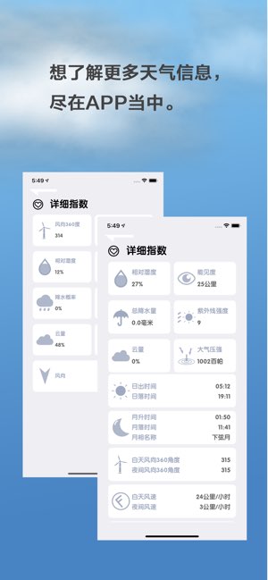 天气预报截图