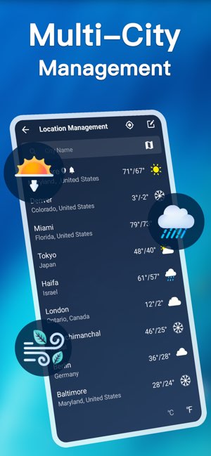 简约天气截图