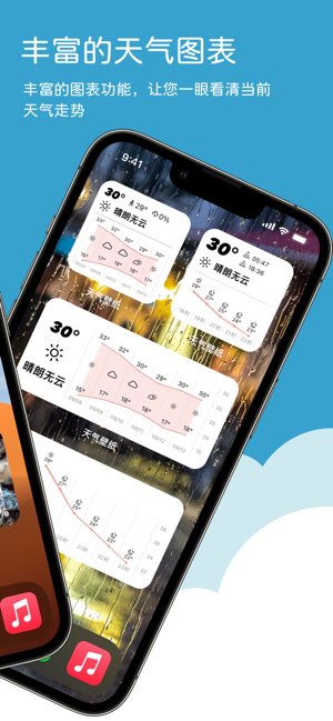天气壁纸截图