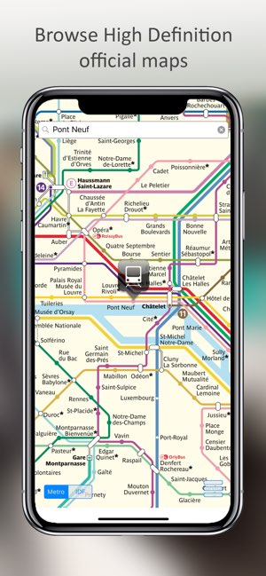 Paris Métro Map截图