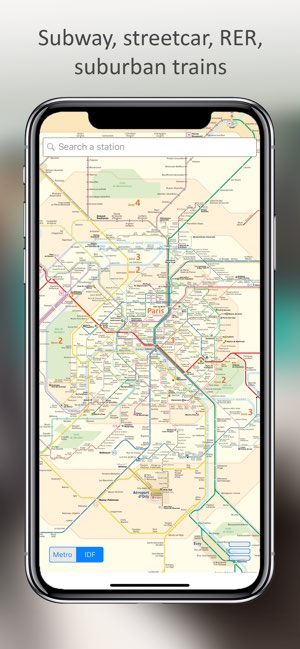 Paris Métro Map截图