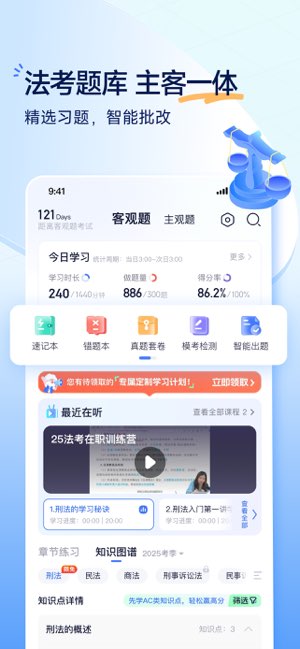 觉晓法考截图