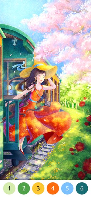 花花填色截图