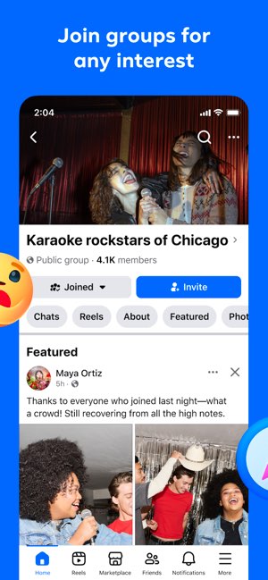 Facebook截图