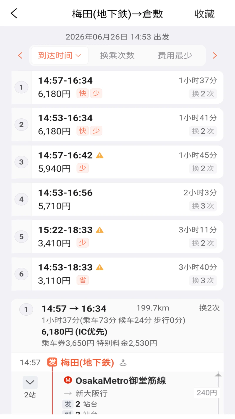 日本换乘: 去日本旅行交通换乘案内