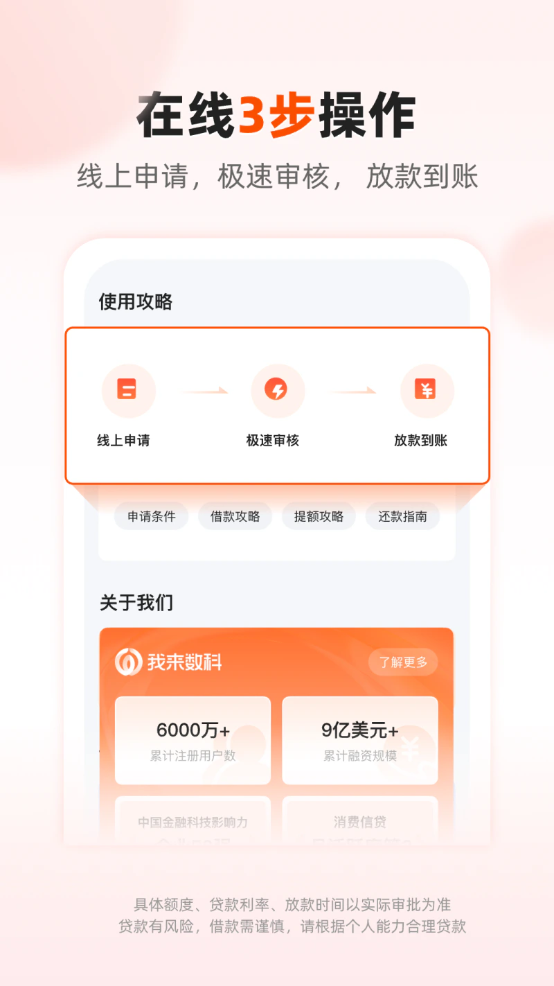 我来数科: WeLab汇立集团旗下借钱贷款平台