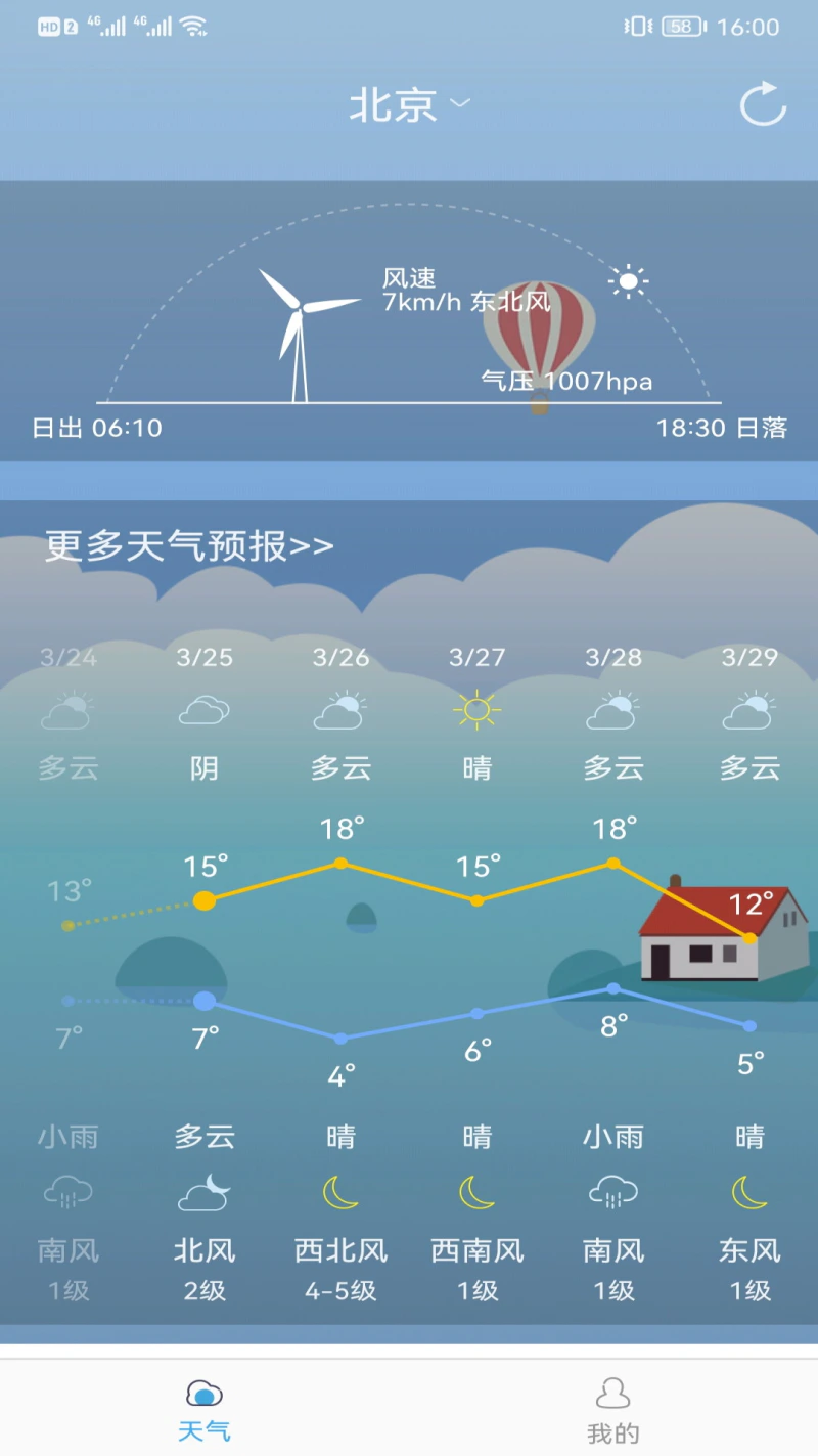 新趣天气截图