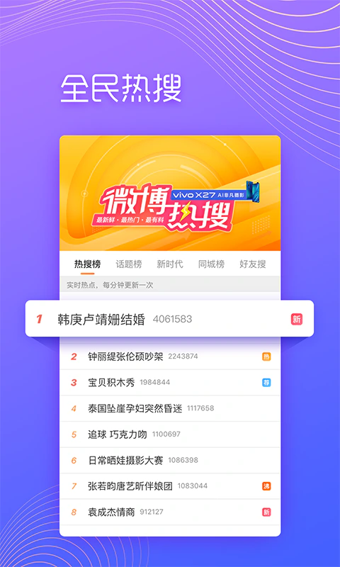 微博极速版: 身轻体柔省流量，热搜热评刷不完
