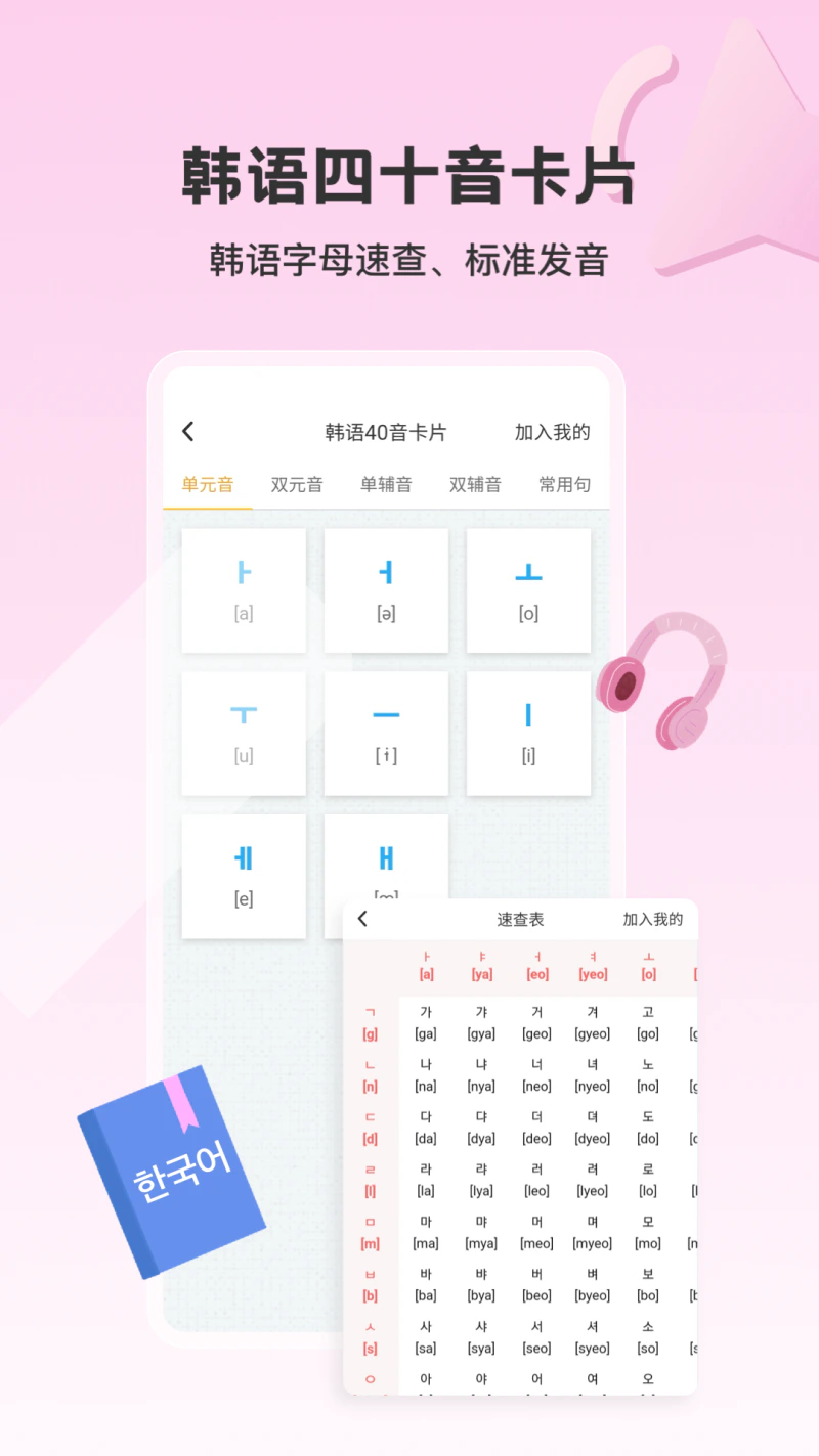 外研社韩语: 权威词典u002F零基础学40音u002F教材配套