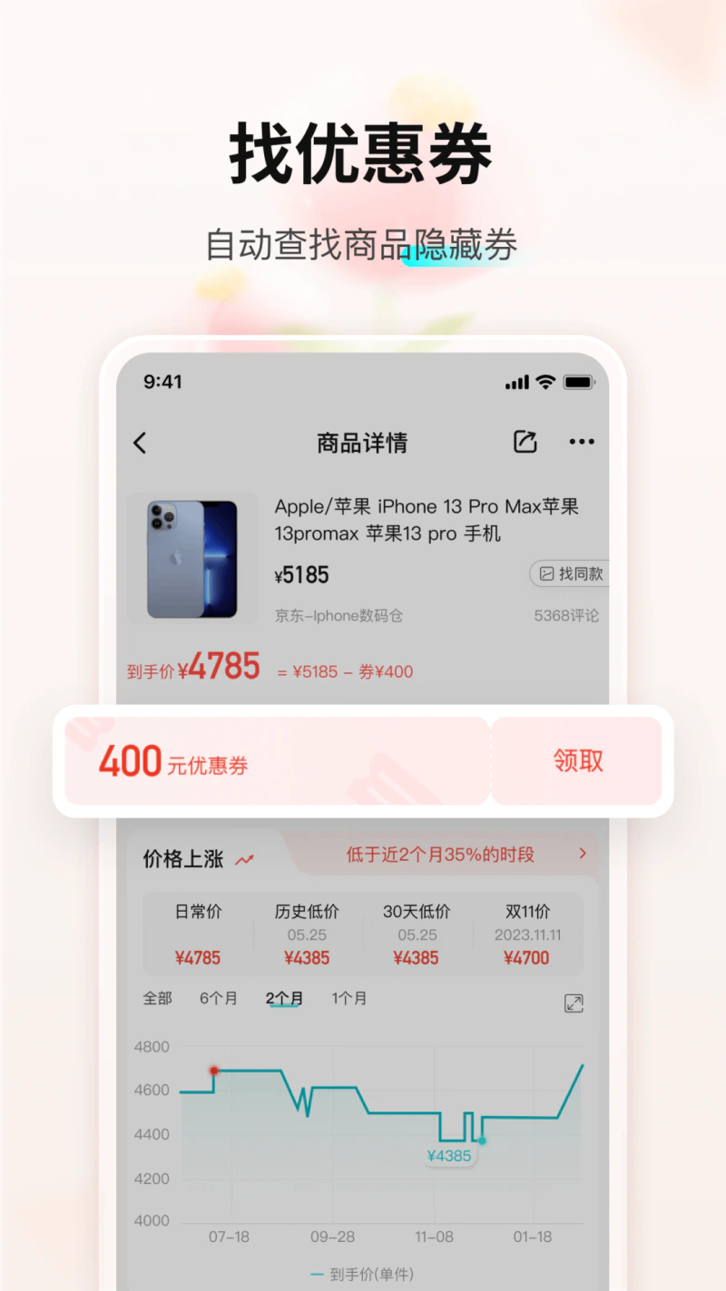 购物党: 查询历史价格、全网比价、优惠券神器