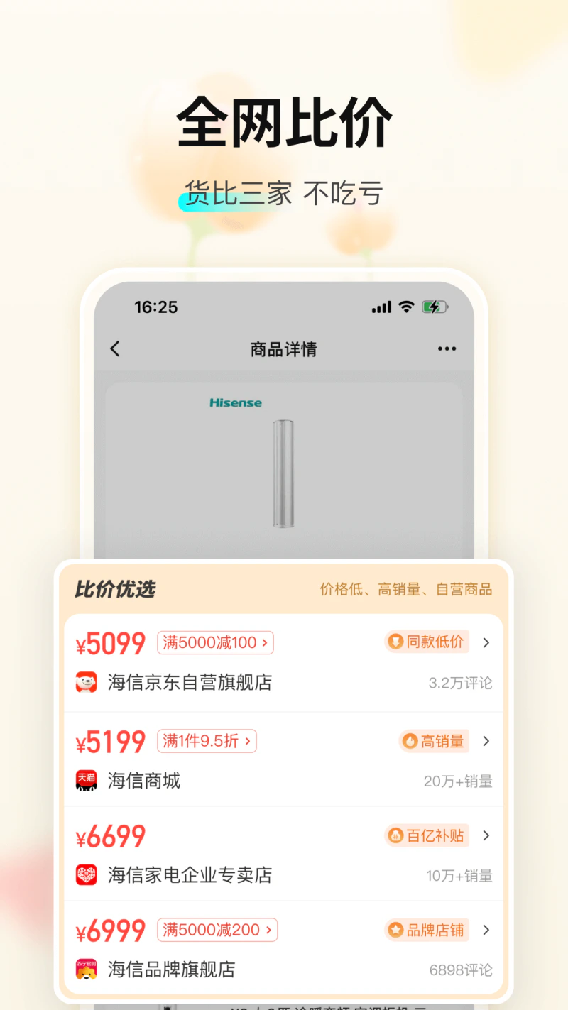 购物党: 查询历史价格、全网比价、优惠券神器