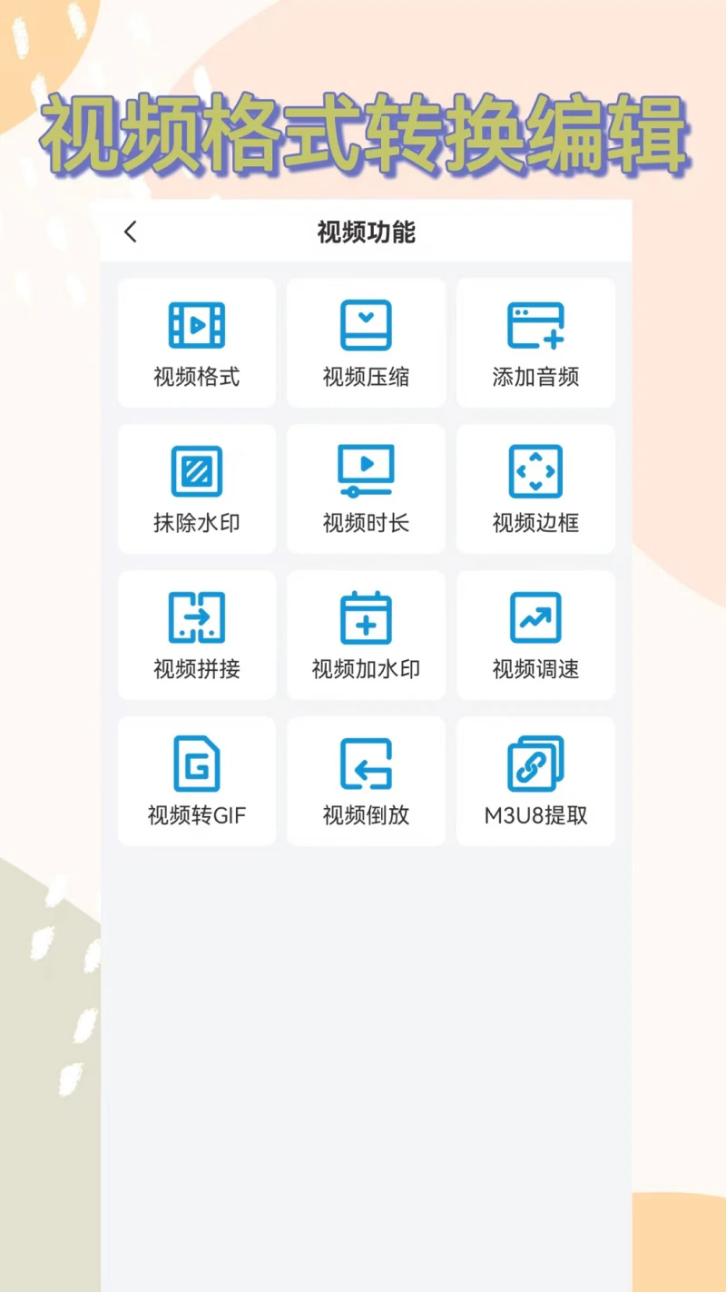 格式转换: 音频视频PDF图片转换编辑