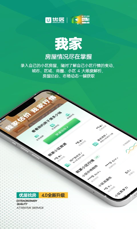 优居找房: 新房,二手房,出租房推荐与房价查询