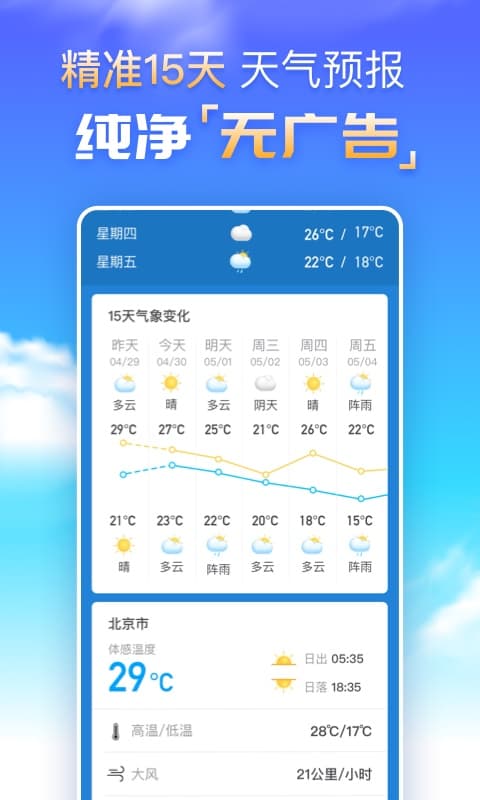 更云天气预报截图