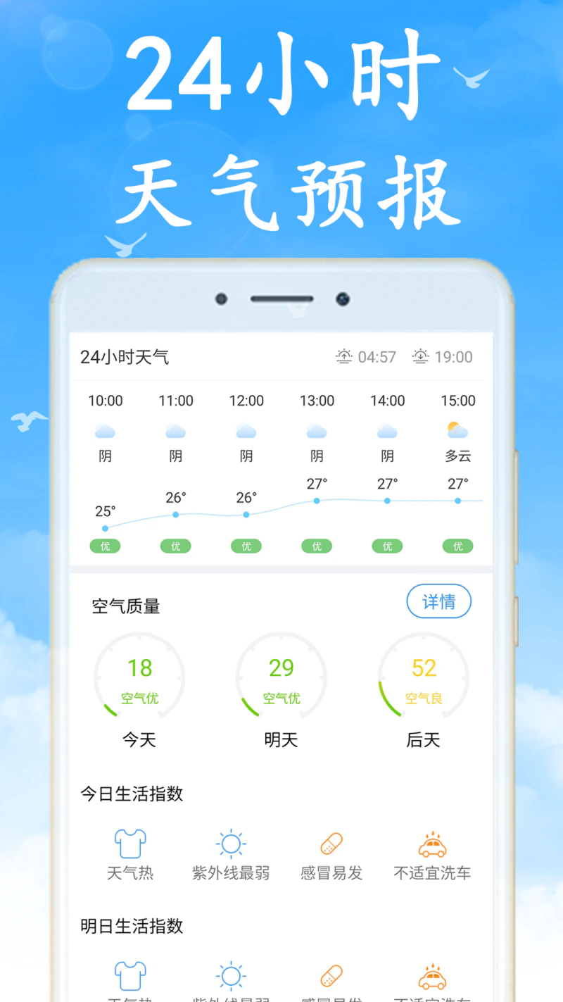 天气预报截图