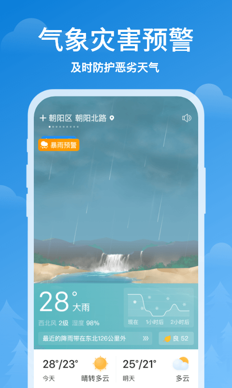 顺心天气: 一款简洁美观的专业的天气预报软件