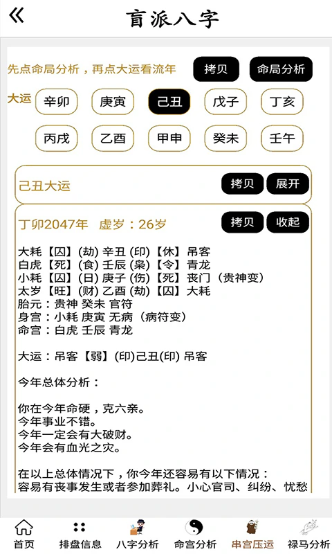 盲派八字: 八字周易、奇门遁甲、六爻