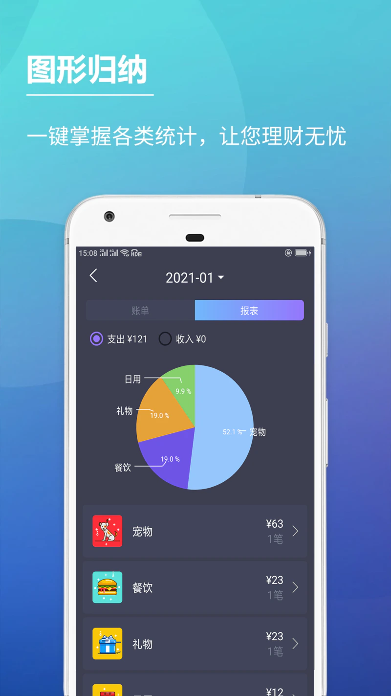 记账本子: 想知道钱花哪儿了？快用记账本