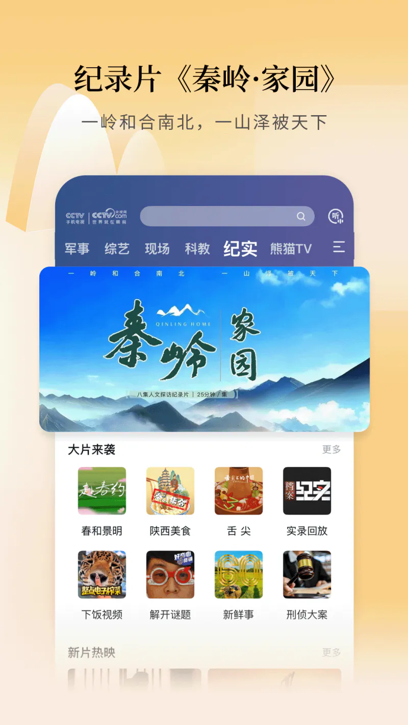 CCTV手机电视: 央视直播，官方呈现。