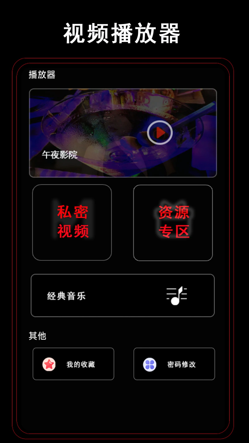 私密播放器截图
