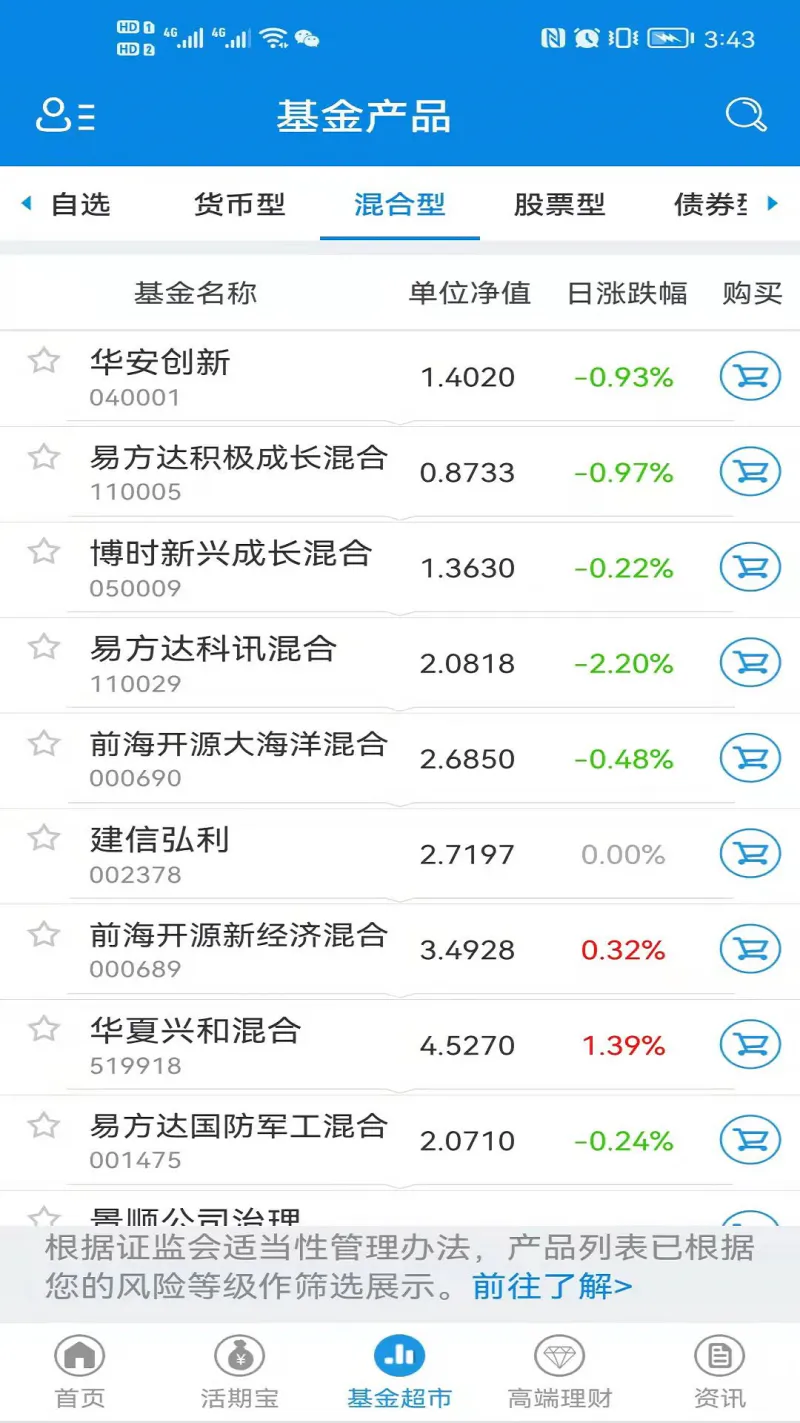 富济基金截图