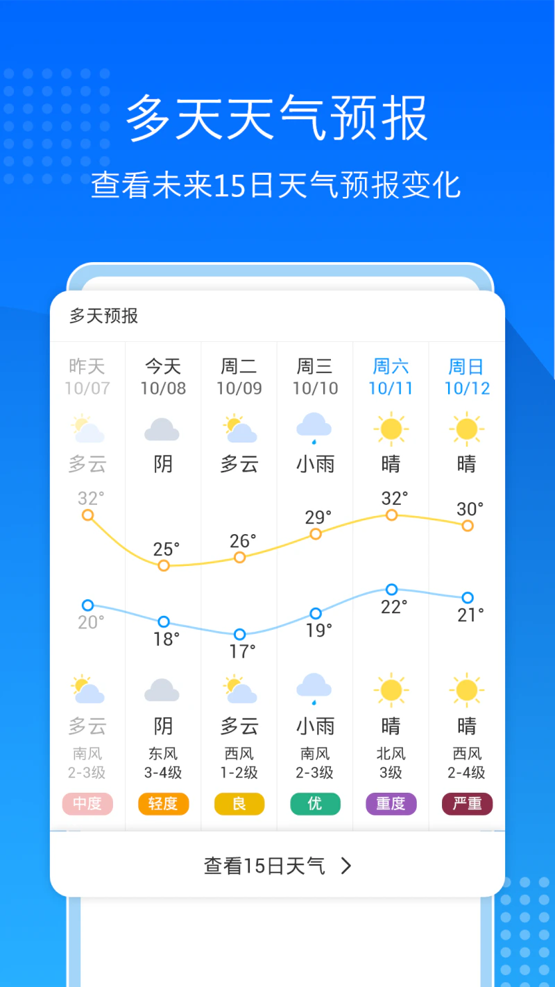 天气预报通截图