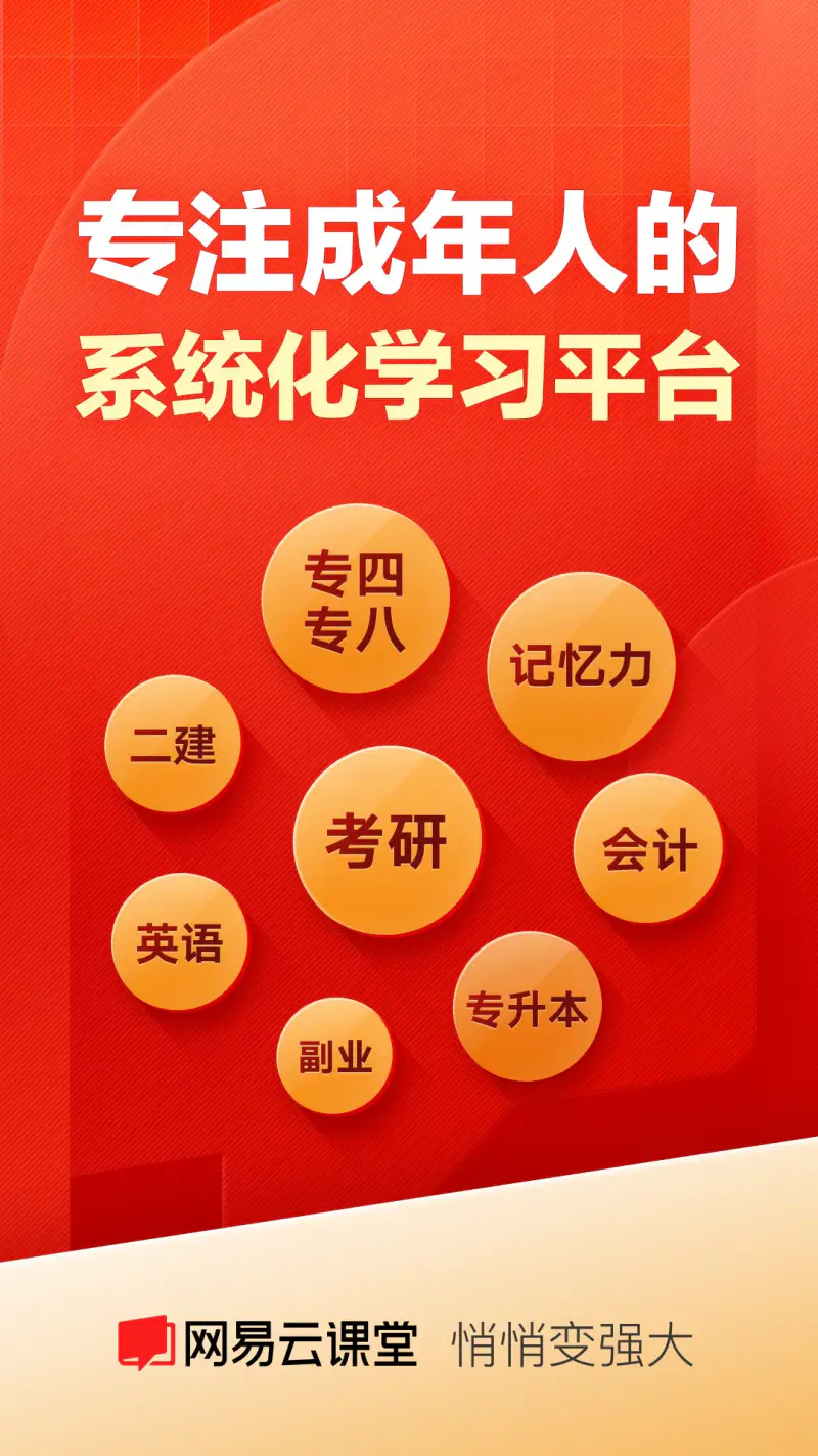 网易云课堂: 考研考证实用英语职场技能学习